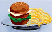 Hamburger_Fries